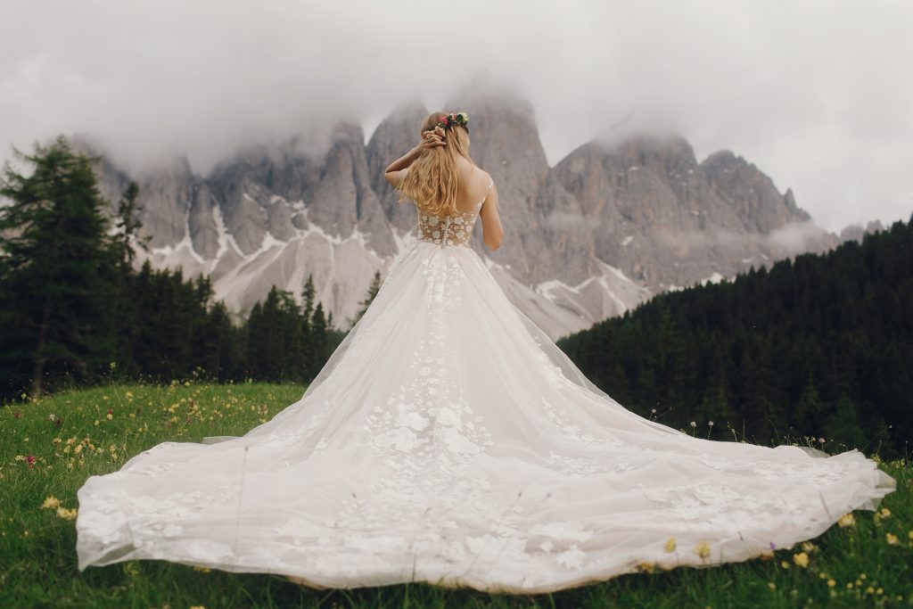 A Line Tulle Wedding Dress Styles for Fairy Tale Weddings